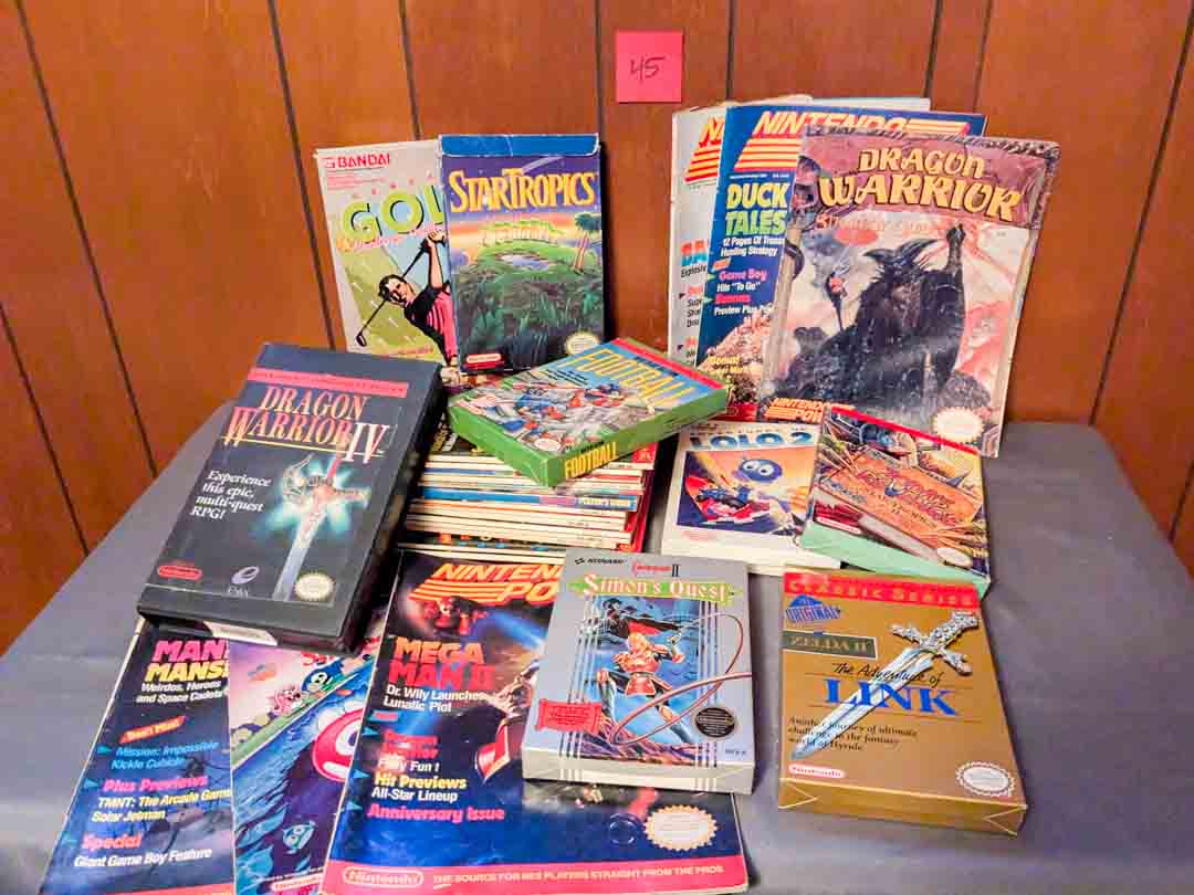 45. Nintendo Games + Magazines – Changing Spaces SRS