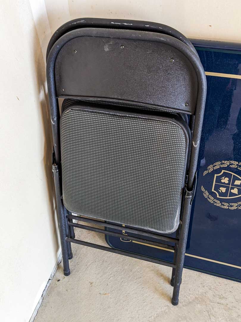 160. Samsonite Card Table + Chairs - Image 2