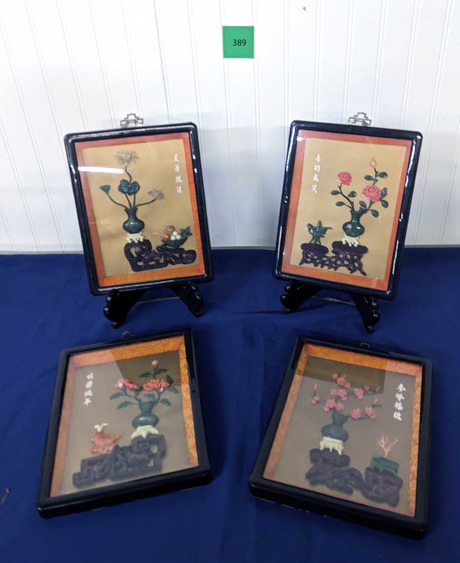 389. Jade & Coral Shadow Boxes – Changing Spaces SRS