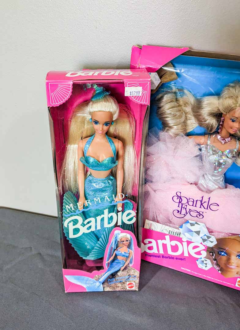 9. Barbie Jeep + (2) Dolls - Image 5