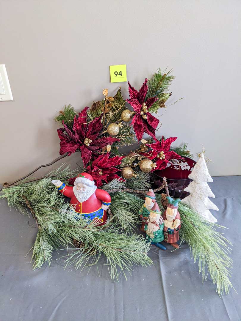 94. Mary Engelbreit Teapot, Faux Florals + Decor