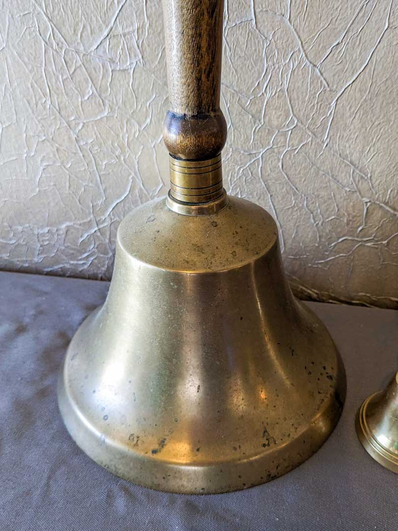 60. (2) Brass Bells - Image 2