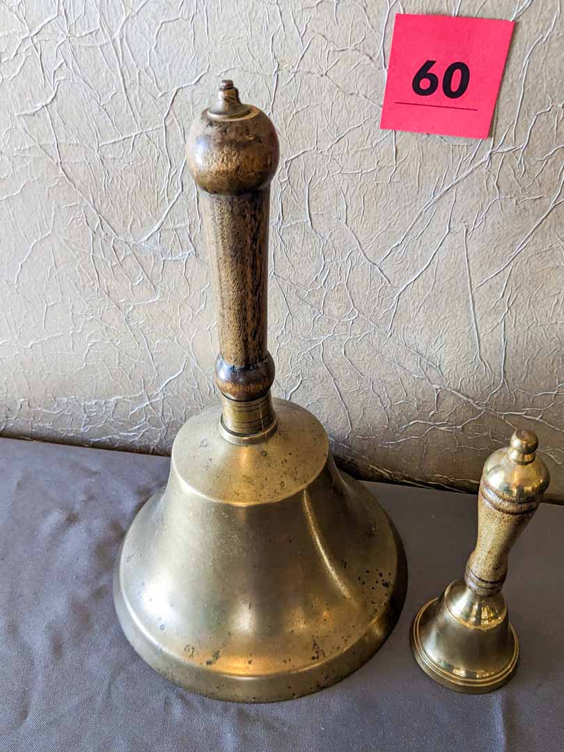 60. (2) Brass Bells - Image 5