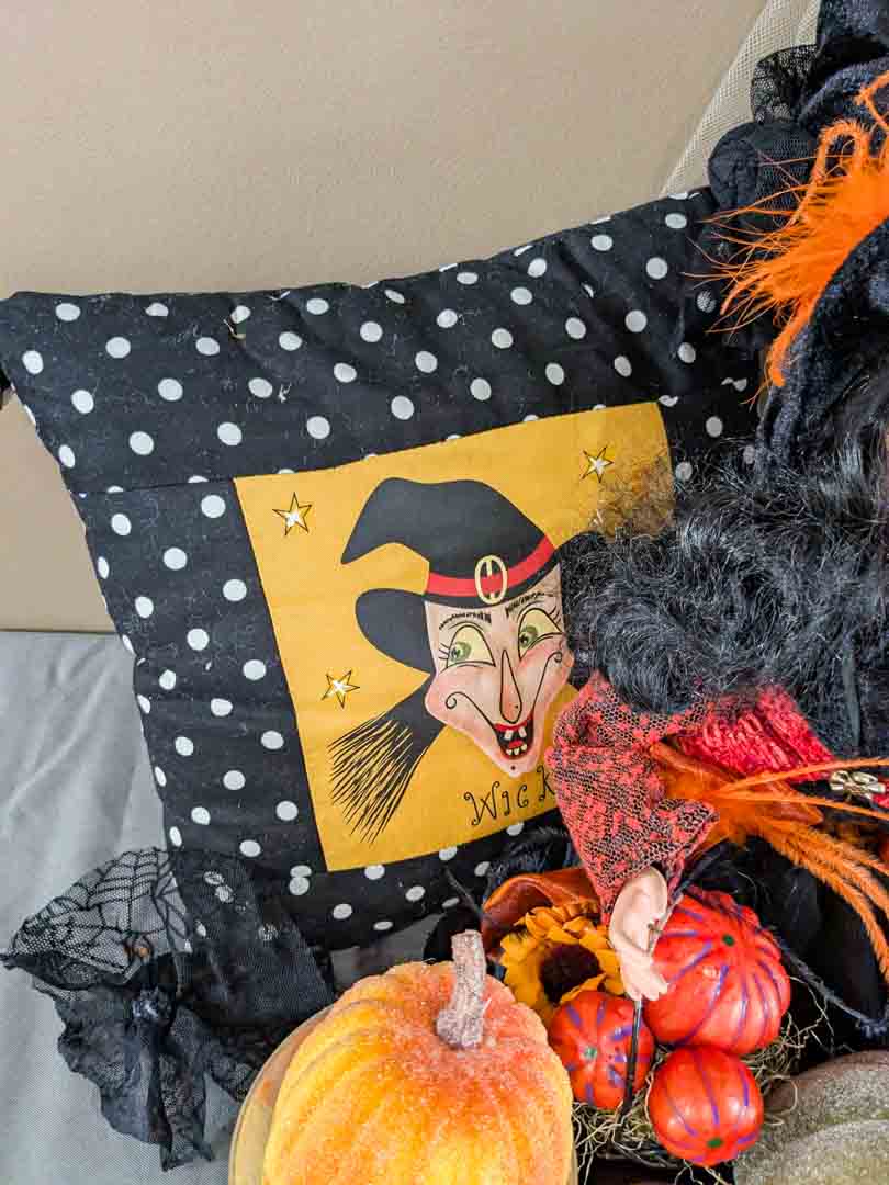 249. Halloween Lot - Figurines, Pillows, Pumpkins, Votive Holders + Decor - Image 4