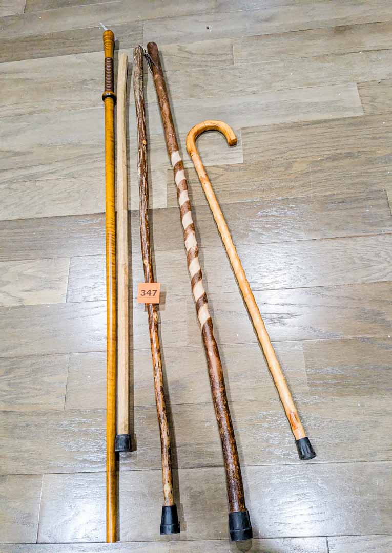 347. (5) Walking Sticks