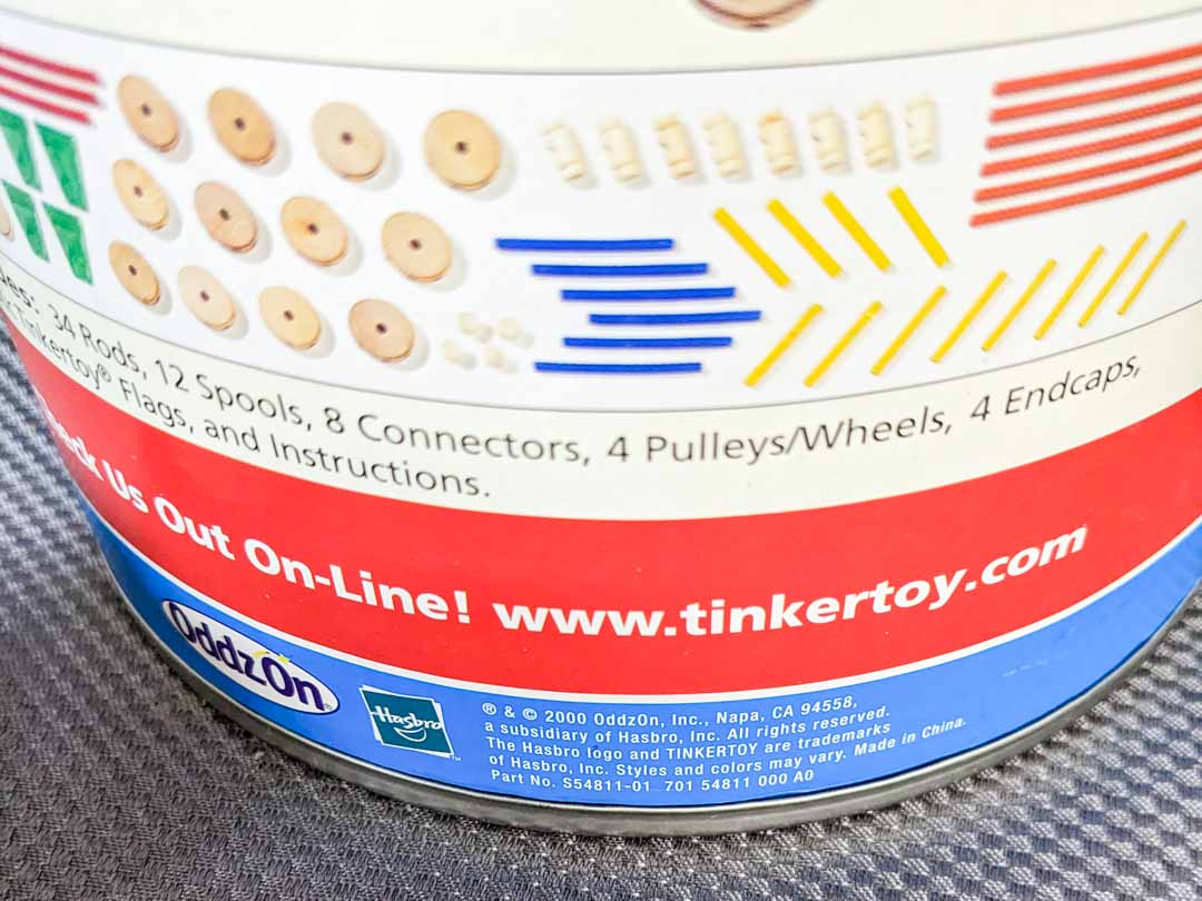 184. Metal Ertl John Deere Skid Steer + Tinker Toys - Image 3