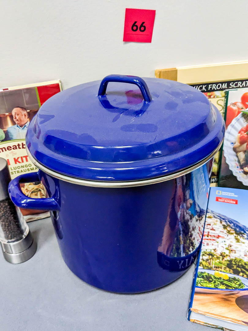 66. Stockpot, Pepper Mill + Cookbooks - Image 2