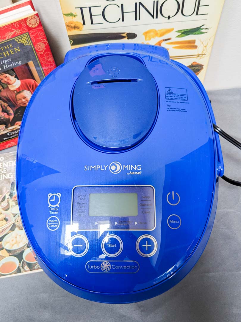 50. Simply Ming Rice Cooker/Steamer + Cookbooks - Image 3