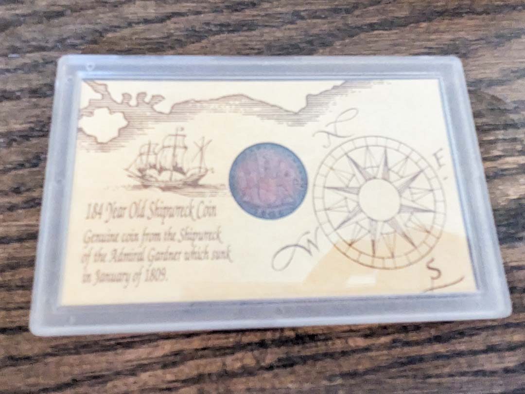 183. Map Art, (2) Books, Shells + Melted Metal - Image 4