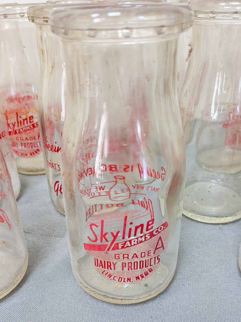 192. Skyline Milk Bottles + Blank Milk Bottles - Image 2