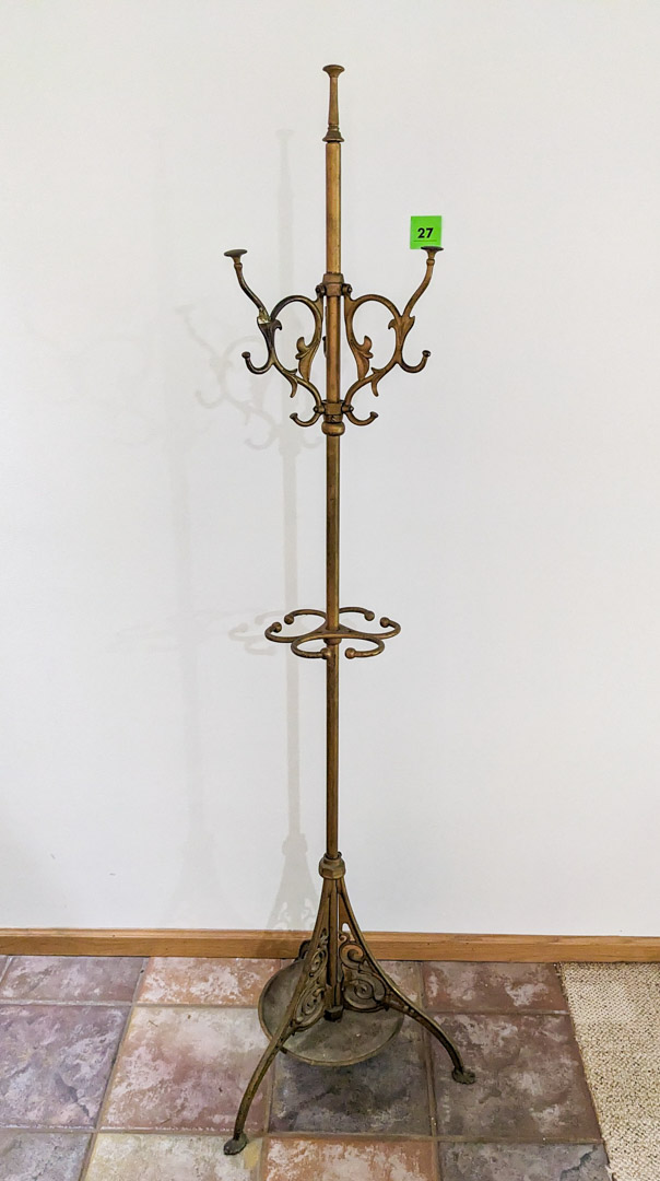 27. 68" Antique Coat Rack