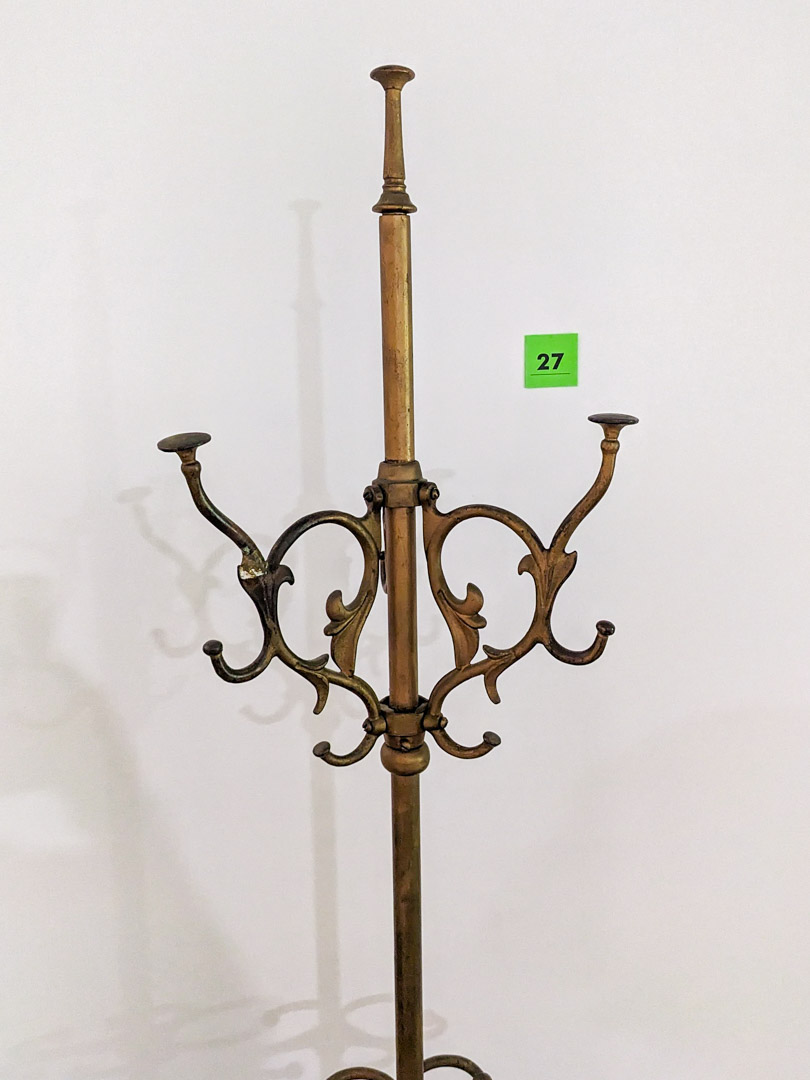 27. 68" Antique Coat Rack - Image 5