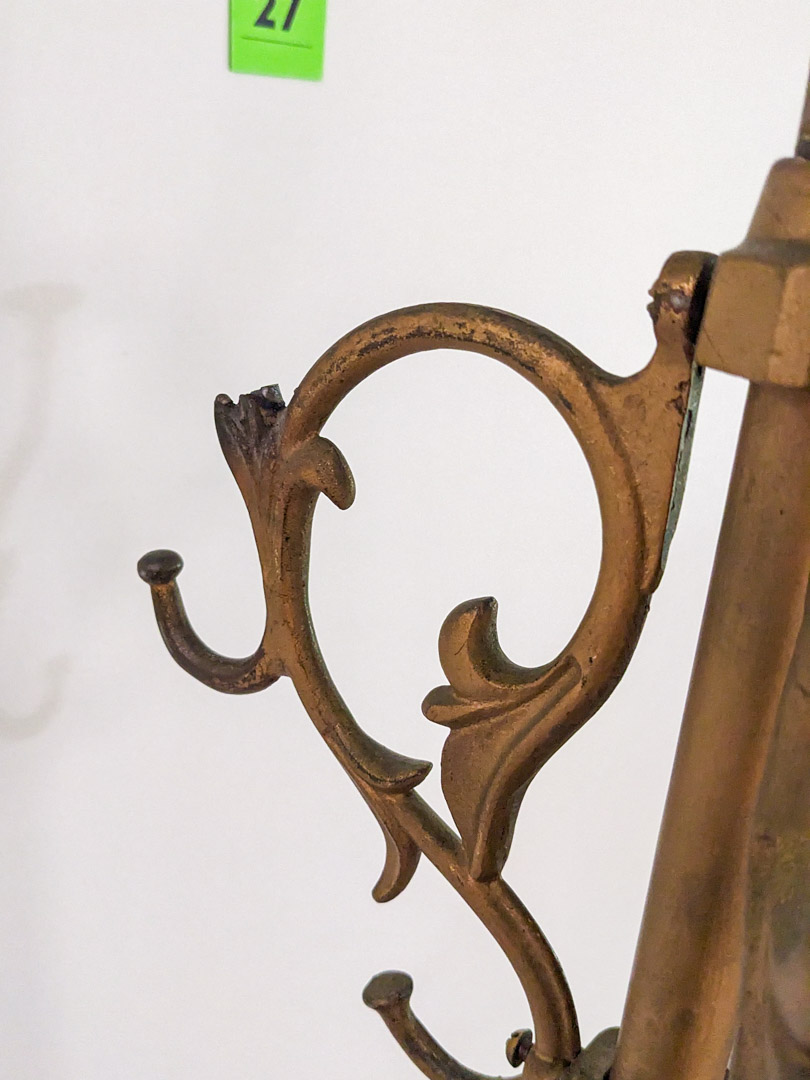 27. 68" Antique Coat Rack - Image 4