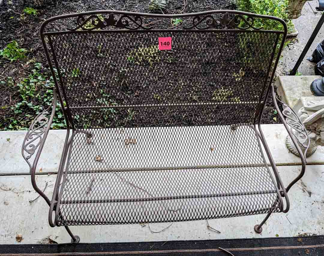 140. Metal Bench - Image 2