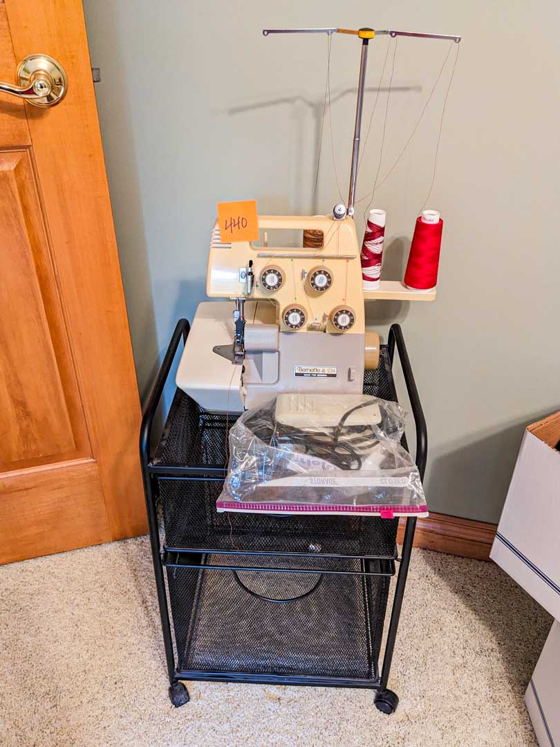 440. Bernette 234 Sewing Machine + Cart