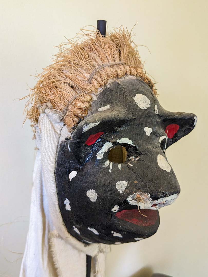 28. (2) Wood Animal Masks - Image 4