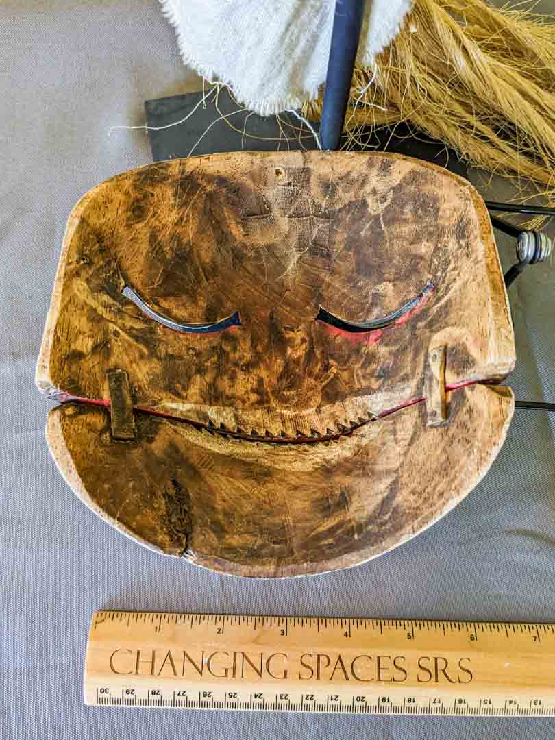 28. (2) Wood Animal Masks - Image 3