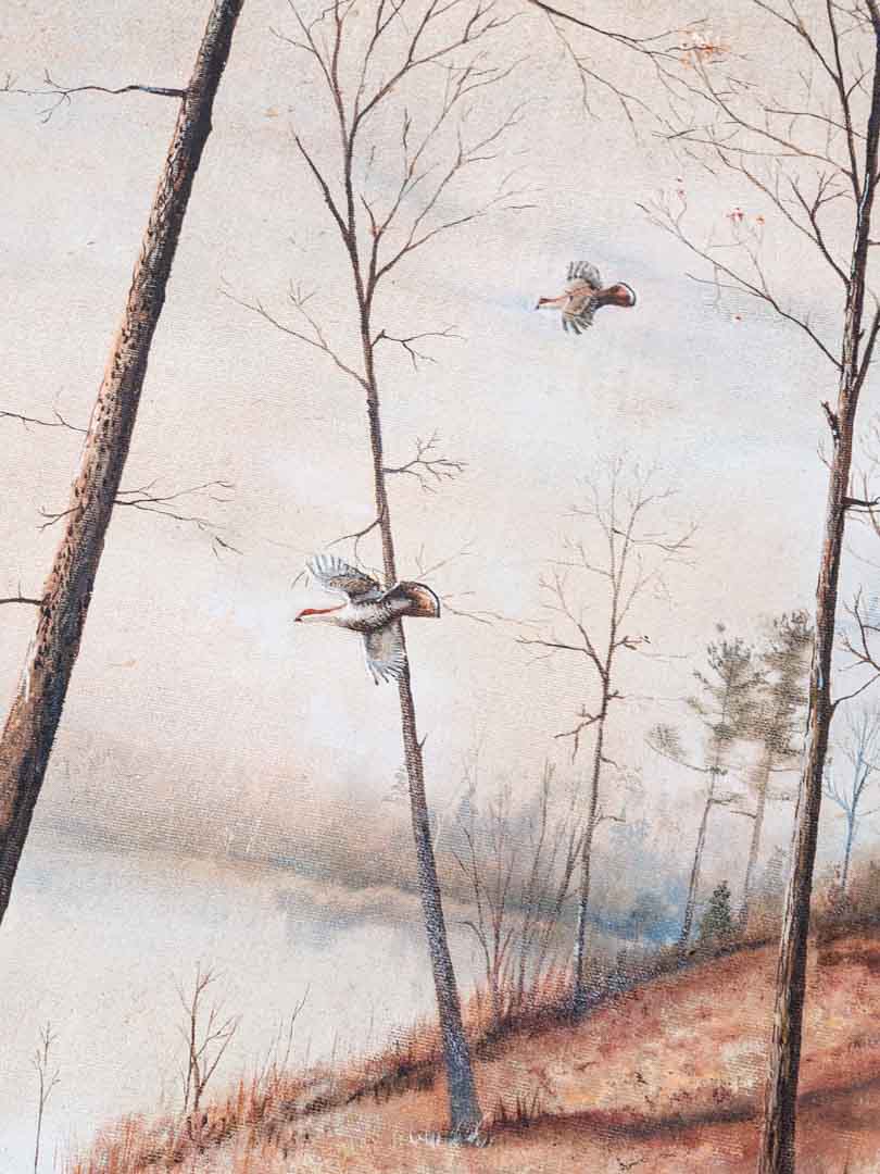 21. Grouse in Flight OIl Painting by Robert Frizzell - Image 4