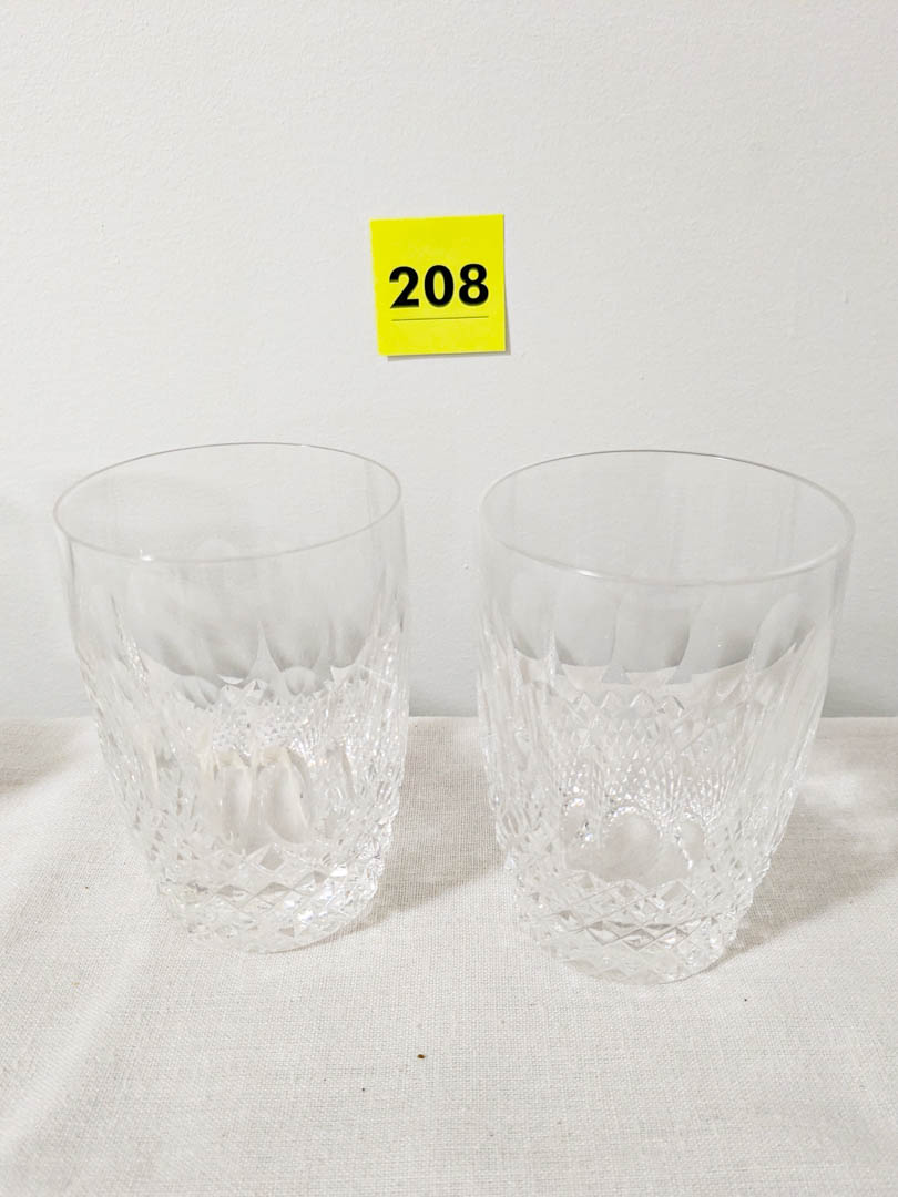 208. Waterford Crystal Tumblers