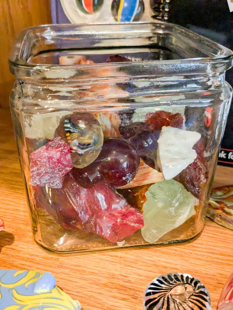 111. Marble Books + Slag Glass - Image 5