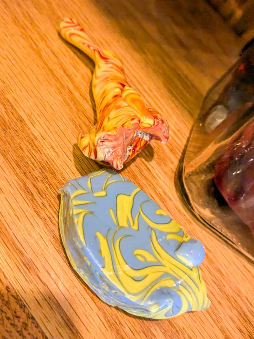111. Marble Books + Slag Glass - Image 4