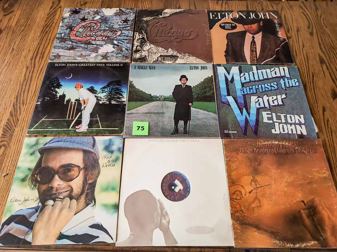 75. (18) Vinyl Records