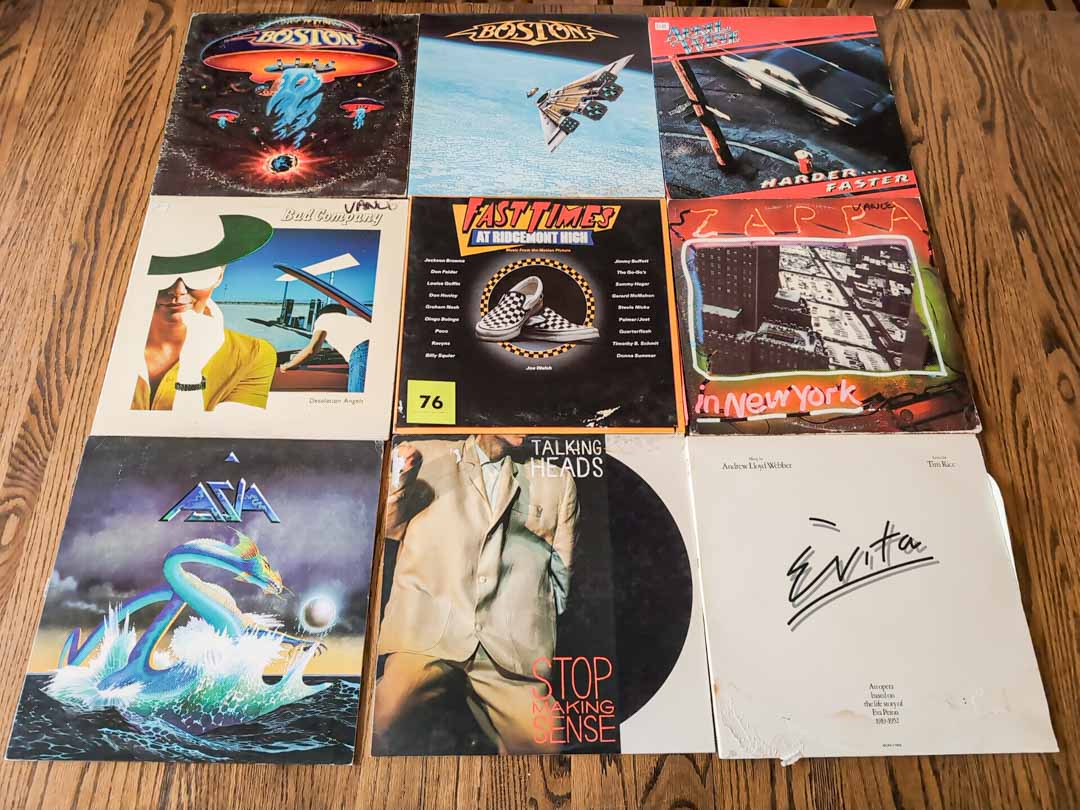76. (18) Vinyl Records