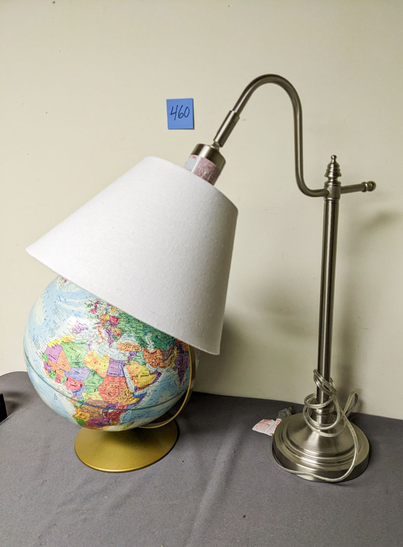 460. Globe + 24.4" Desk Lamp