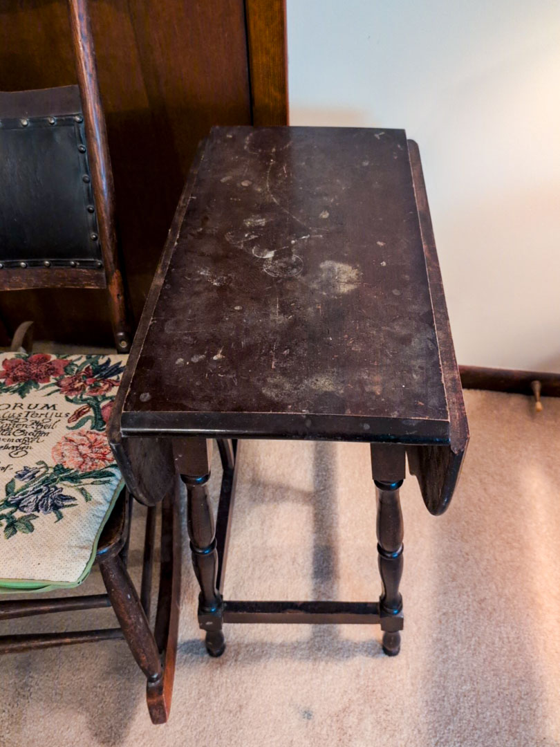 19. Rocking Chair + Drop Leaf Accent Table - Image 4
