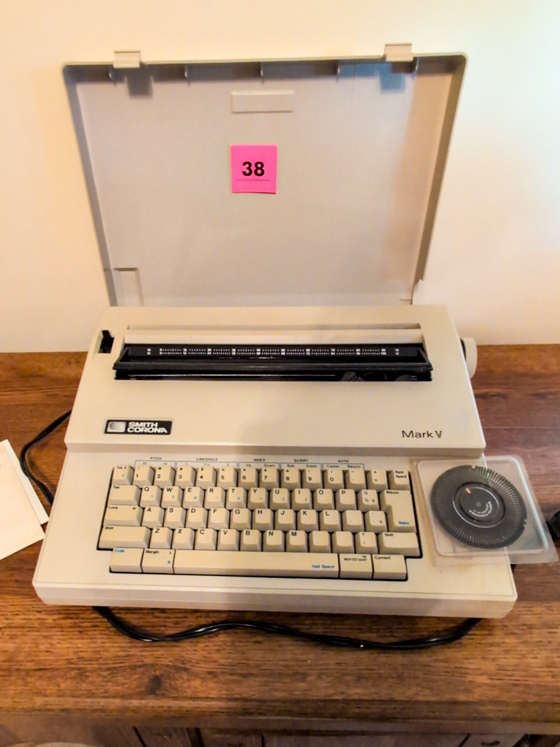 38. Smith Corona Typewriter