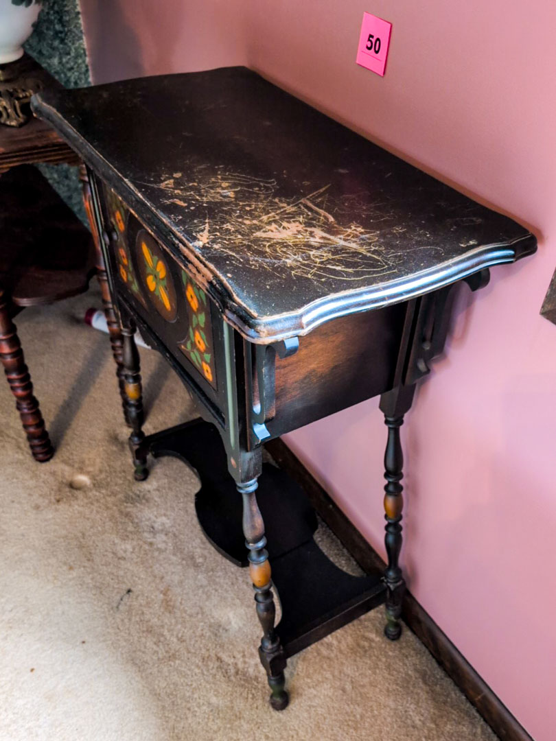 50. Antique Stand - Image 5