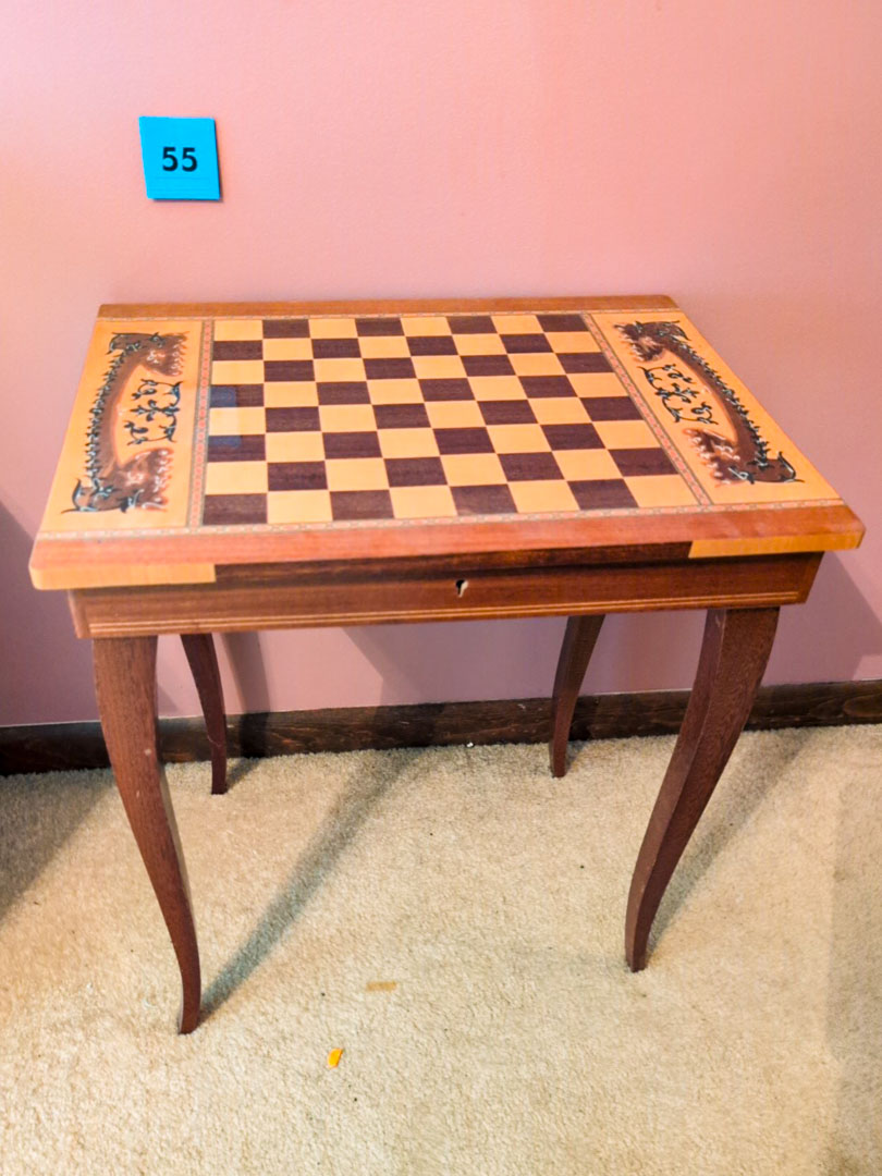 55. Musical Chess Table
