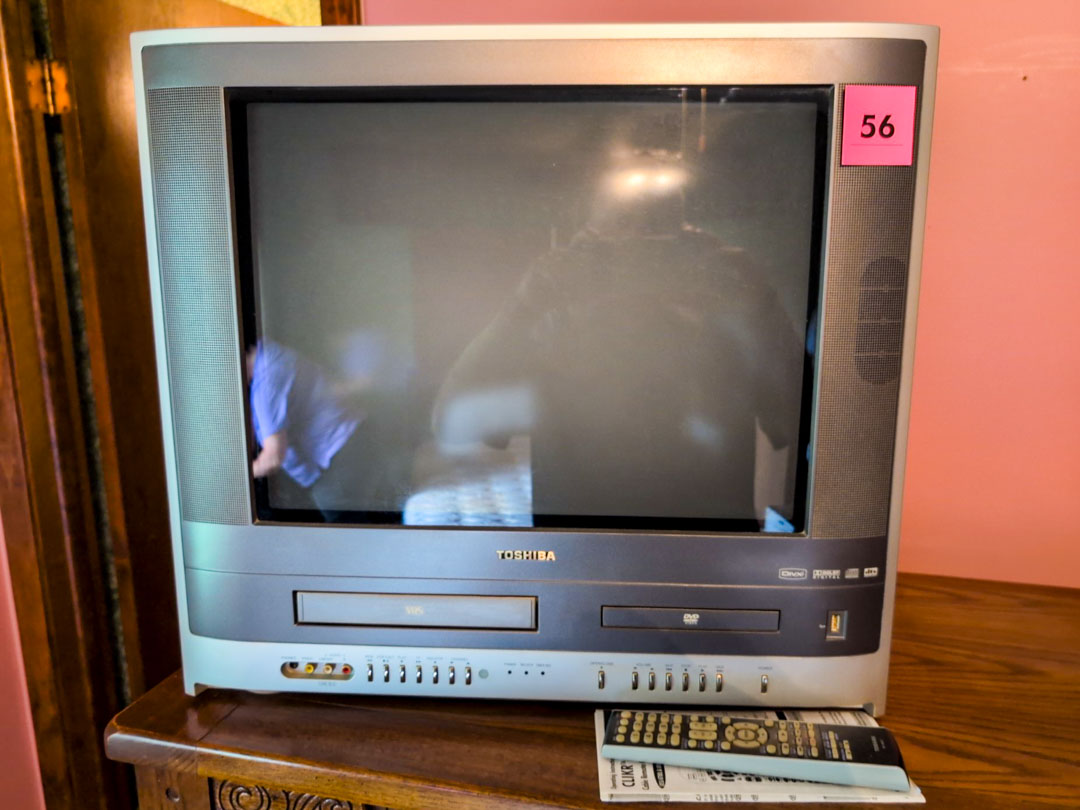56. 19″ Toshiba Television w/ DVD + VHS Players – Changing Spaces SRS
