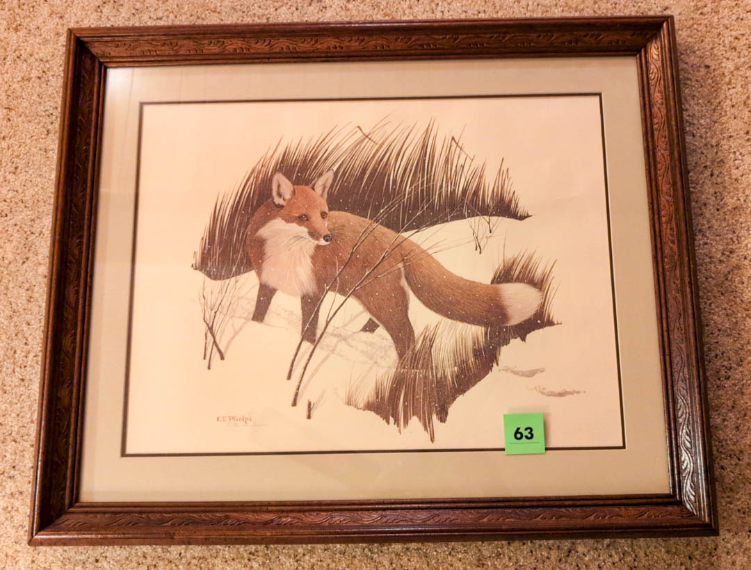 63. Fox Print (signed + numbered)