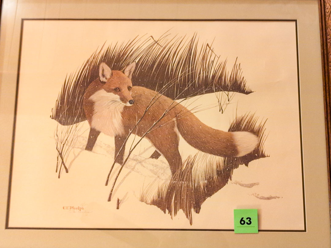 63. Fox Print (signed + numbered) - Image 3