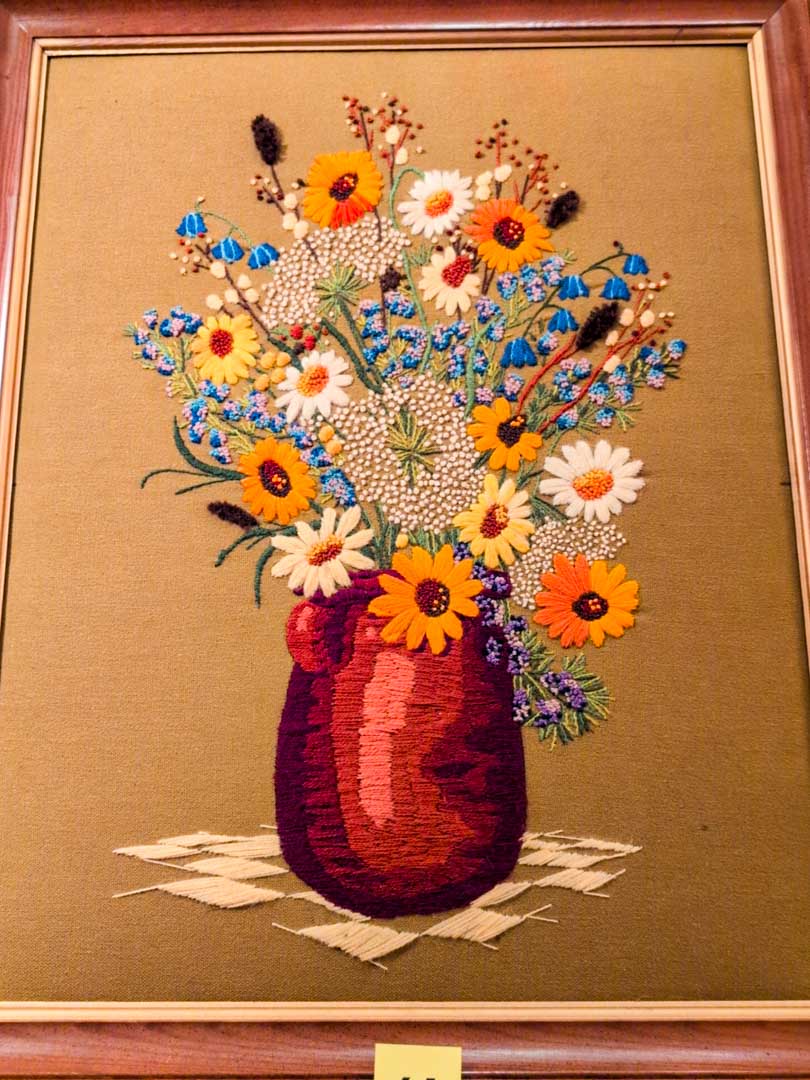 64. Needlework Flowers - Image 3