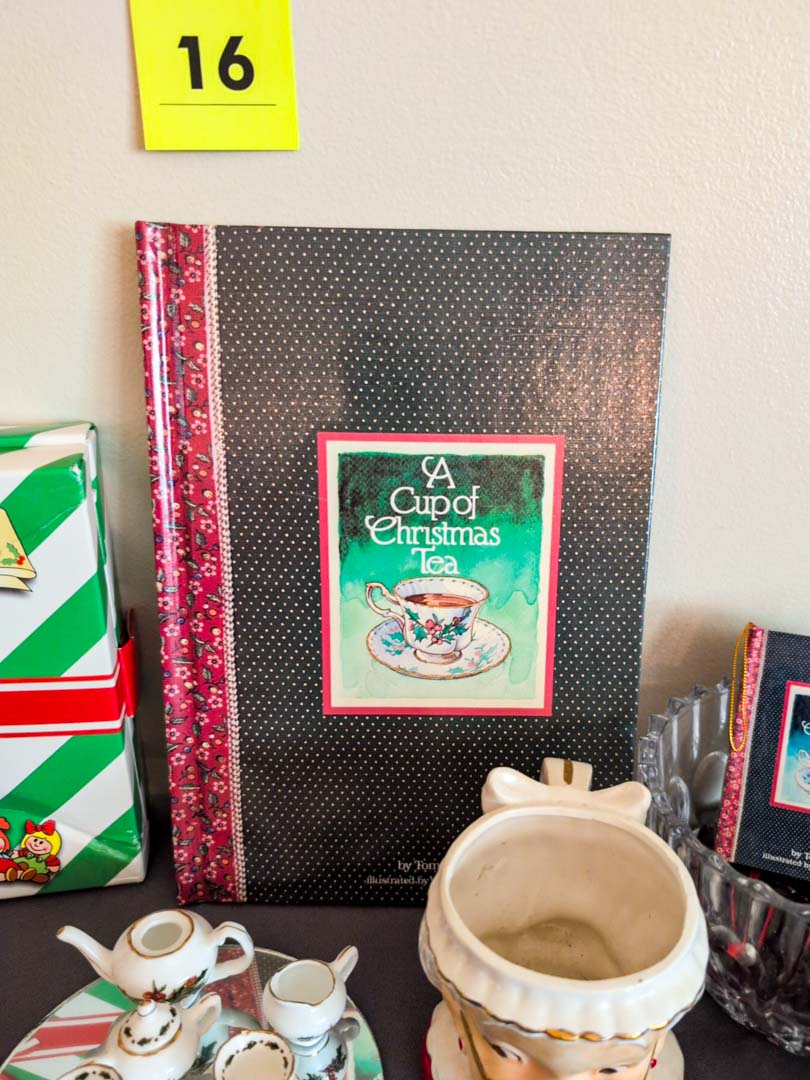 16. Vintage Napco and Lefton Christmas Head Vases, Books, Holiday Items + Decor - Image 5