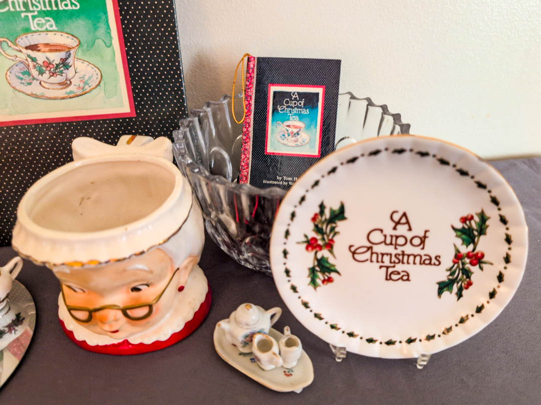 16. Vintage Napco and Lefton Christmas Head Vases, Books, Holiday Items + Decor - Image 4