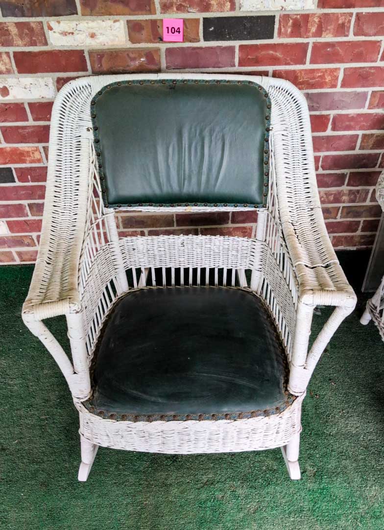 104. Wicker Rocker