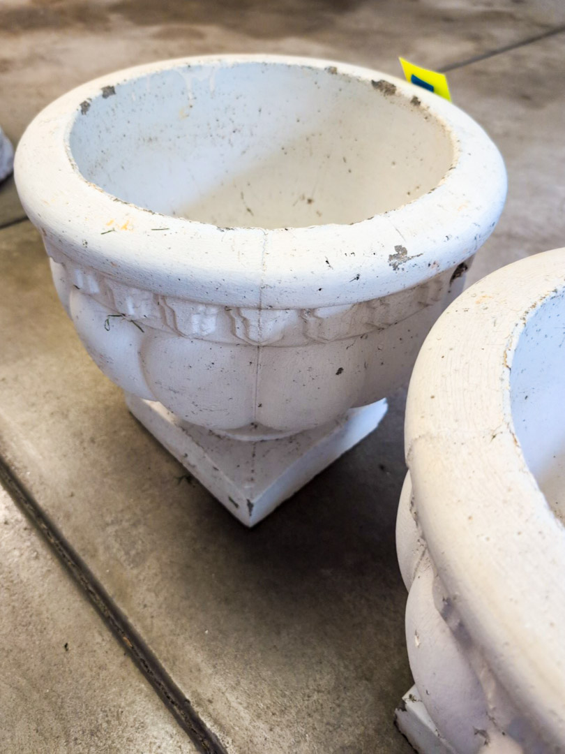 112. (2) Concrete Urns - Image 2