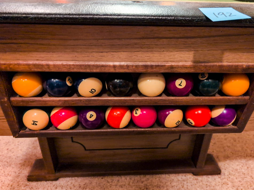 192. Pool Table w/ Accessories - Image 6
