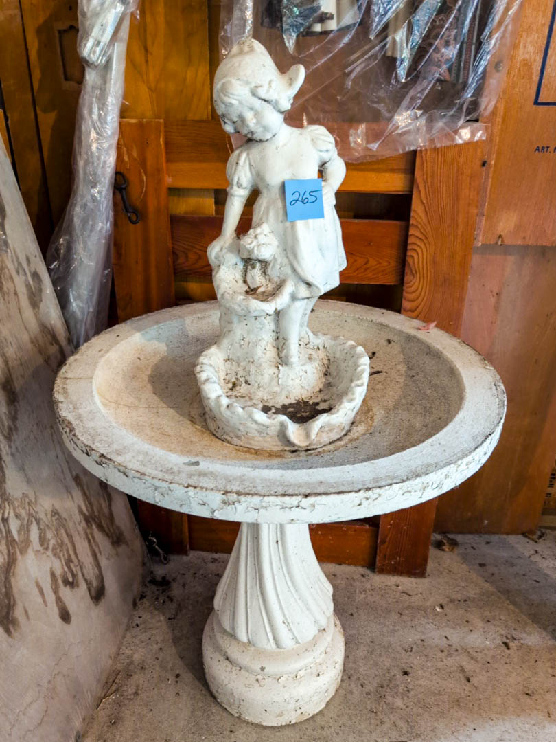 265. Concrete Birdbath