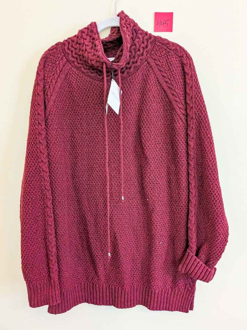 445. (NEW) Cotton Country Sweater – Size XL