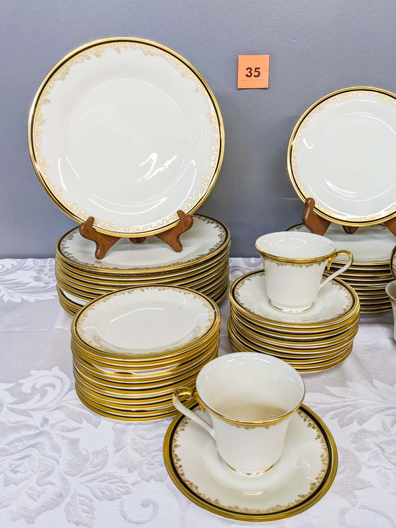 35. Lenox Eclipse China, Service for 12 - Image 2