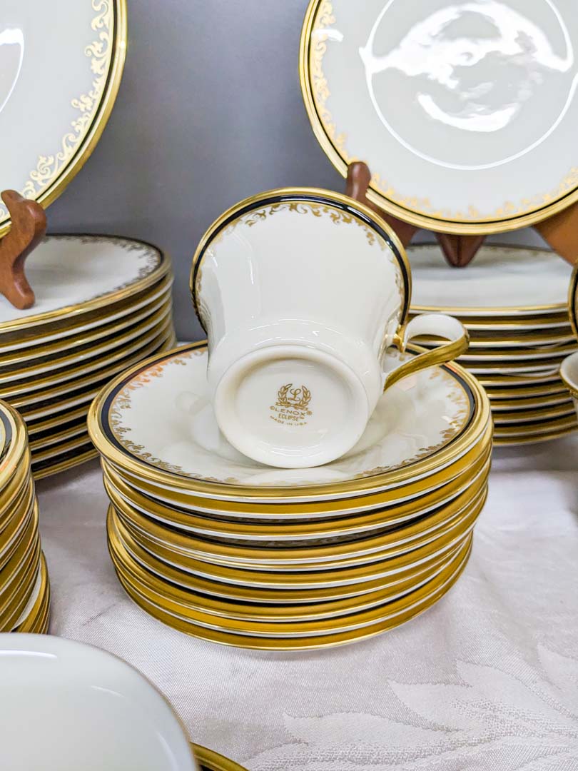 35. Lenox Eclipse China, Service for 12 - Image 3