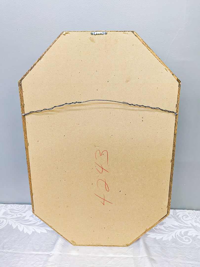 42. Locking Tabletop Display Case + Mirrored Wall Shelf - Image 4