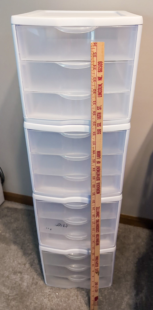 206. Battery Operated Trash Can + (2) Recycle Bins + (4) Stocking Organizers - Image 2
