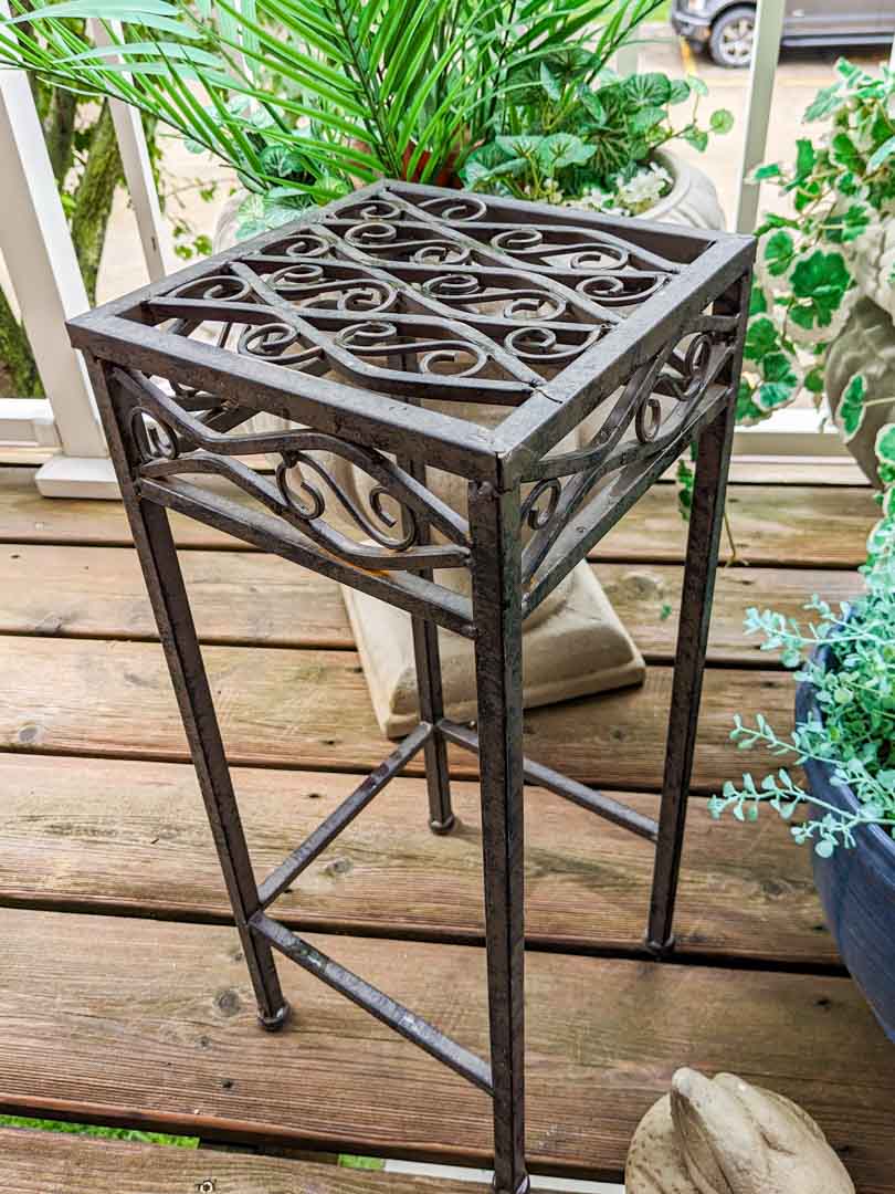 20. (3) Planters, Faux Plants, Plant Stand - Image 2