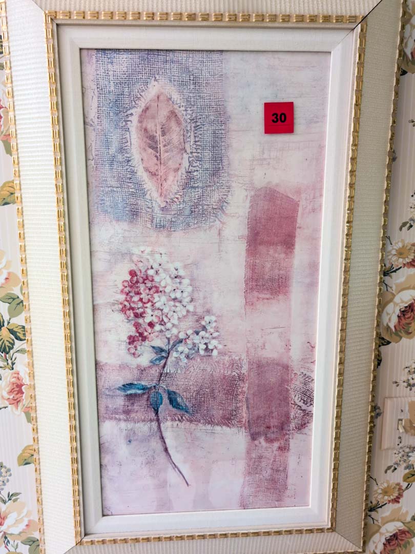 30. Hydrangeas + Burlap Art - Image 2
