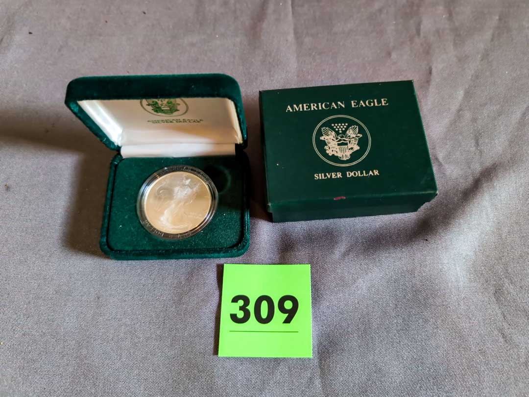 309. American Eagle Silver Dollar
